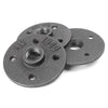 Wall Mount Black 10 x 1/2" Malleable Iron Floor Flange Pipe Fittings