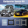 Chevy & Ford 1" Tall Open Phenolic Carburetor Spacer Kit