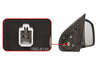 Isuzu D-Max RH Electric Side Mirror Black (2003-2011)