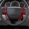 Honda Accord Red Carbon Fiber Steering Wheel Button Trim Covers (2018-2023)
