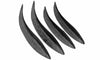 BMW 4 x Carbon Fiber Front Bumper Fins