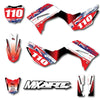 Honda CRF 110 Aussie Pride Graphics Decals Custom Sticker Kit (2019-2023)