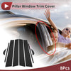 Toyota Camry 8 Pcs Car Door Pillar Window Trim (2018–2023)