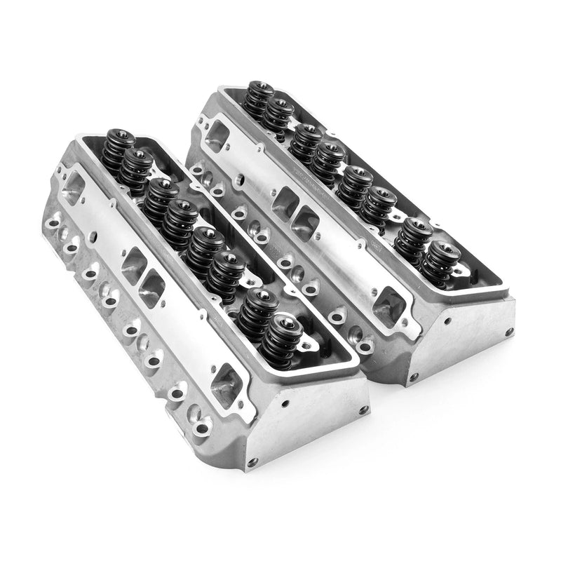 Chevy SBC 350 CNC Solid Flat Assembled Cylinder Heads