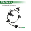 Mazda Tribute ABS Wheel Speed Sensor (2009-2011)