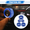 Toyota 4Runner 5 Pcs Blue AC Climate Control Knob Rings (2010–2022)