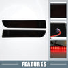 Mitsubishi Lancer Smoked Rear Bumper Reflector Brake Lights (2008-2017)