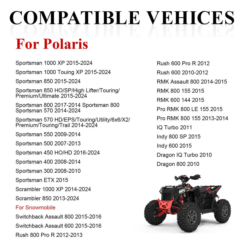 Polaris Scrambler Sportsman 2 x Hand Guards & Mount Brackets Kit (2014–2023)