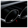 BMW E90 E92 325i 328i 2 x Ti Black Exhaust Trim Tail Pipe (2007-2010)