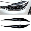 F30 Saloon Pair Headlight Cover Black Eyebrow (2012–2018)