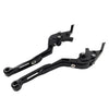 Honda Forza 125 250 300 Black Extendable Brake Clutch Levers (2010-2020)