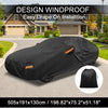 Acura TLX Driver Door Zipper Waterproof Aluminum Film Car Cover