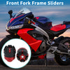Motorcycle Frame Sliders / Front Fork / Falling Protection Plastic Red 2 Pcs