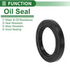Make Model Oil Seal 50x75x10mm Rotary Shaft Seal NBR Rubber