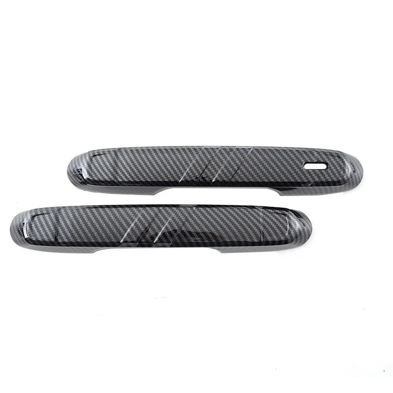Toyota Prado Land Cruiser 4 x Carbon Black Outside Door Handle Trims (2024-2025)