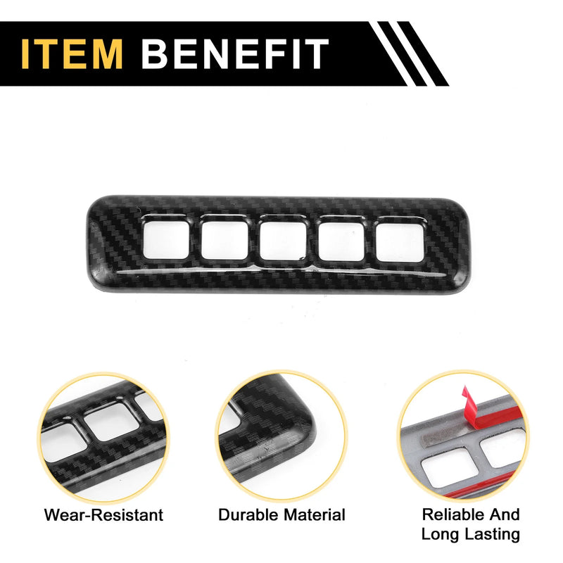 Ford F-150 Carbon Fiber Keyless Entry Keypad Button Trim Cover (2015-2023)