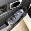 Acura Integra 4Pcs Carbon Fiber Window Switch Panel Cover Frame Trim
