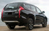 Mitsubishi Pajero Montero Sport Black Tail Light Covers (2015-2018)