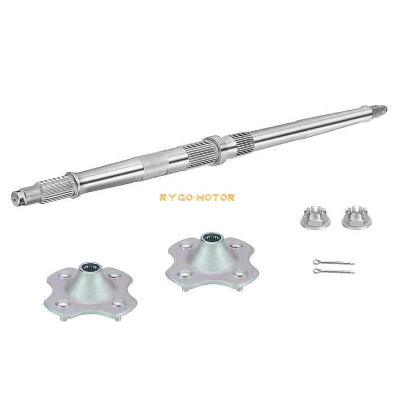 Honda Recon 250 TRX250TM TRX250TE Pair Rear Wheel Axle & Hubs (1997–2024)