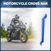 Motorcycle Handlebar Blue Cross Bar / 34cm / Mirror mount