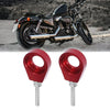 Bike 2 x 15mm Red Motorcycle Chain Axle Adjuster Tensioner Replacement