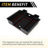 Chevy Silverado GMC Sierra Center Console Organizer Tray Full