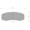Landcruiser 70 73 75 78 79 80 105 Series Rear Disc Brake Pad Set