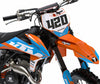 KTM EXC Custom Graphics Kit HOOK CYAN Style Sticker (2014-2016)