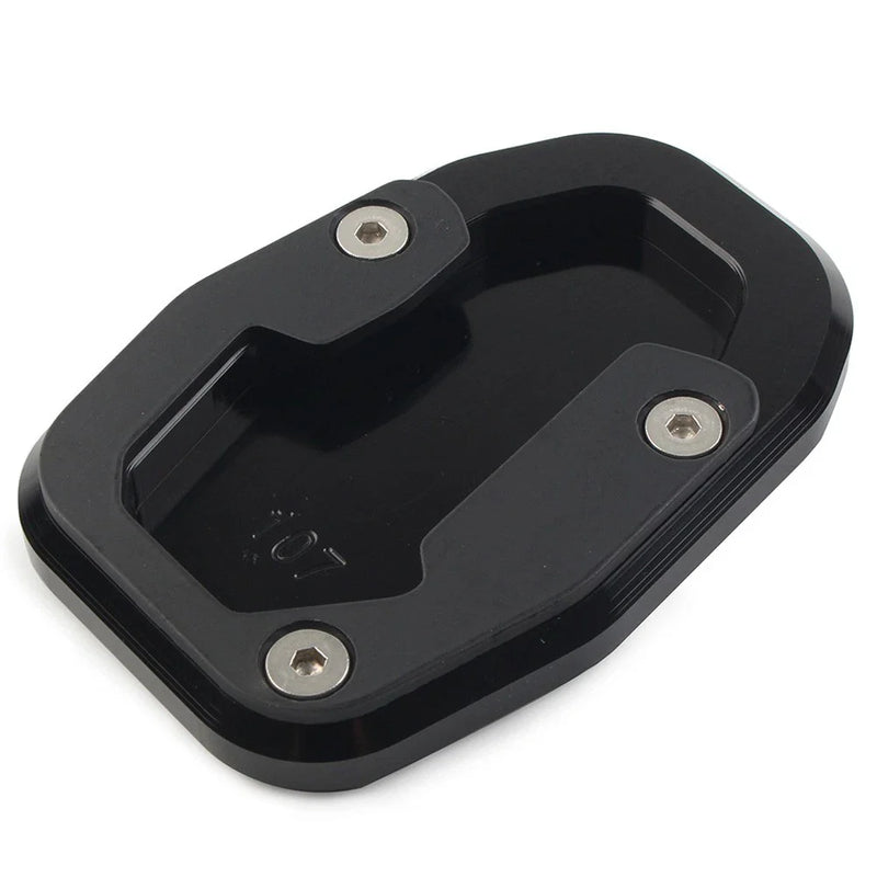 Ducati Desert X 2022+ Aluminum Black CNC Side Stand Enlarger Plate