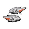 Toyota Prius 2 x Halogen Headlights Headlamps Assembly Chrome LH&RH (2010–2011)