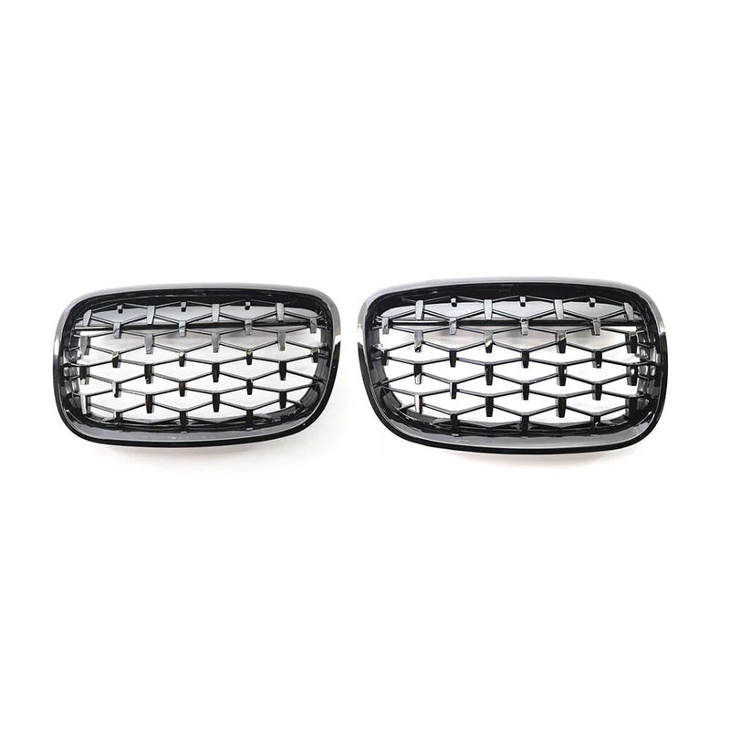 BMW X5 E70, X6 E71 Diamond Grille Front Bumper Kidney (2007-2013)