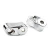 Harley Sportster FXR Chrome Short Front Turn Signal Mounts 39mm 49mm