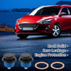 Car Motorcycle Black Blue 2 x M20x1.5 Copper Oil Drain Plug with Gasket