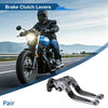 Yamaha MT125 2 x Adjustable Short/Long Titanium Tone Black Levers