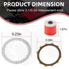 Kawasaki Ninja 250R Heavy Duty Clutch Kit Gasket & Oil Filter (2008–2012)