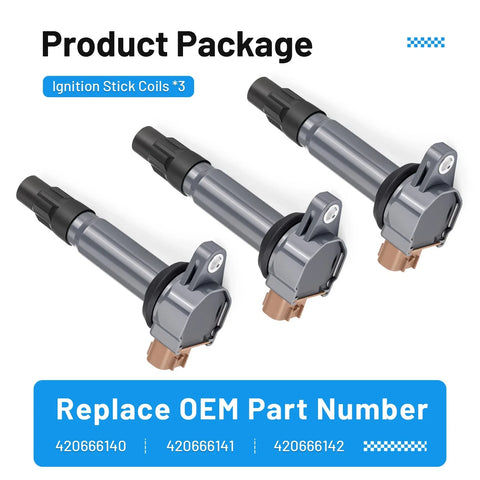 Sea-Doo GTR 3 x Ignition Coils (2010–2023)