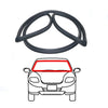 Toyota Corona Mark II 1968-1972 Front Windshield Weatherstrip
