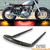 Cafe Racer Style Motorcycle w / LED Brake Light 1'' Rear Seat Hoop