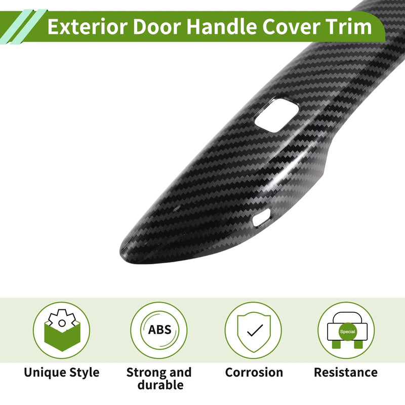 Hyundai Elantra (2021-2024) Carbon Fiber Exterior Door Handle Cover Trim
