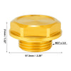 Toyota RAV4 Gold Tone Aluminum Alloy Gas Engine Oil Filler Cap Plug Cover