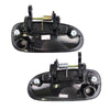 Door Handle Front L+R Black Glossy Fits Honda Civic EK EM 4D Sedan 1996-00 D06