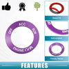 Dodge Charger, RAM (2010-2020) Purple Engine Start Stop Button Trim Sticker