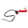 Universal Outboard Engine Kill Stop Switch with Safety Tether Lanyard