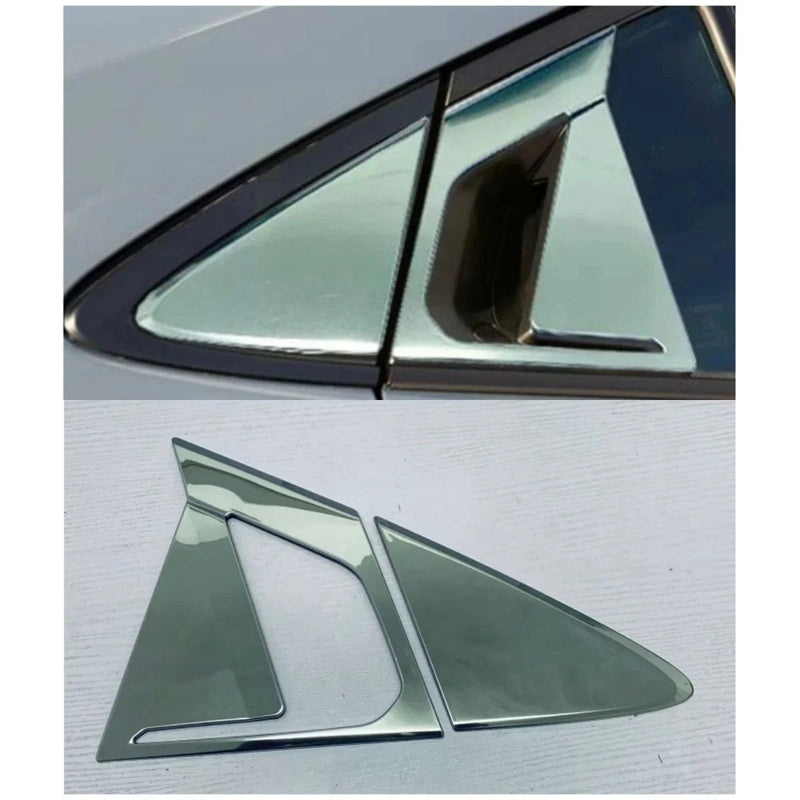Toyota Prius Stainless Steel Rear Door Handle & Corner Window Cover Trim (2023-2024)