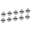 Honda SK 10 x Tailgate Lower Spoiler Rivet Retainer Clips