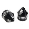 Harley Electra Glide Sportster Black Front Axle Cap Nut Cover