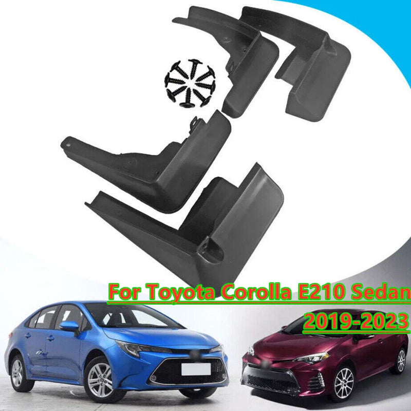 Toyota Corolla E210 Sedan 4Pcs Splash Fender Mud Flaps Guards (2019–2023)