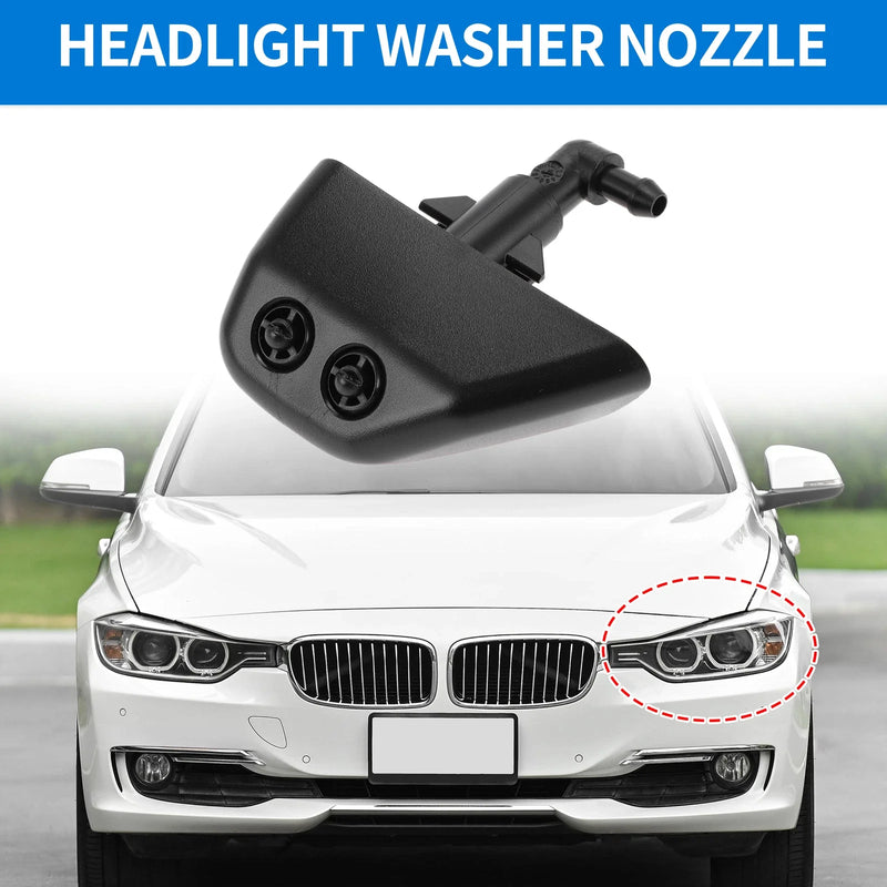Land Rover LR2 Driver Side Headlight Washer Nozzle (2008-2013)