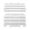 Kawasaki KX125 KX250 2 x Radiator Louvers Guards White (1997–2004)