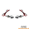 Harley Yamaha Suzuki LED Turn Signal Light Lamp w/Smoke Lens